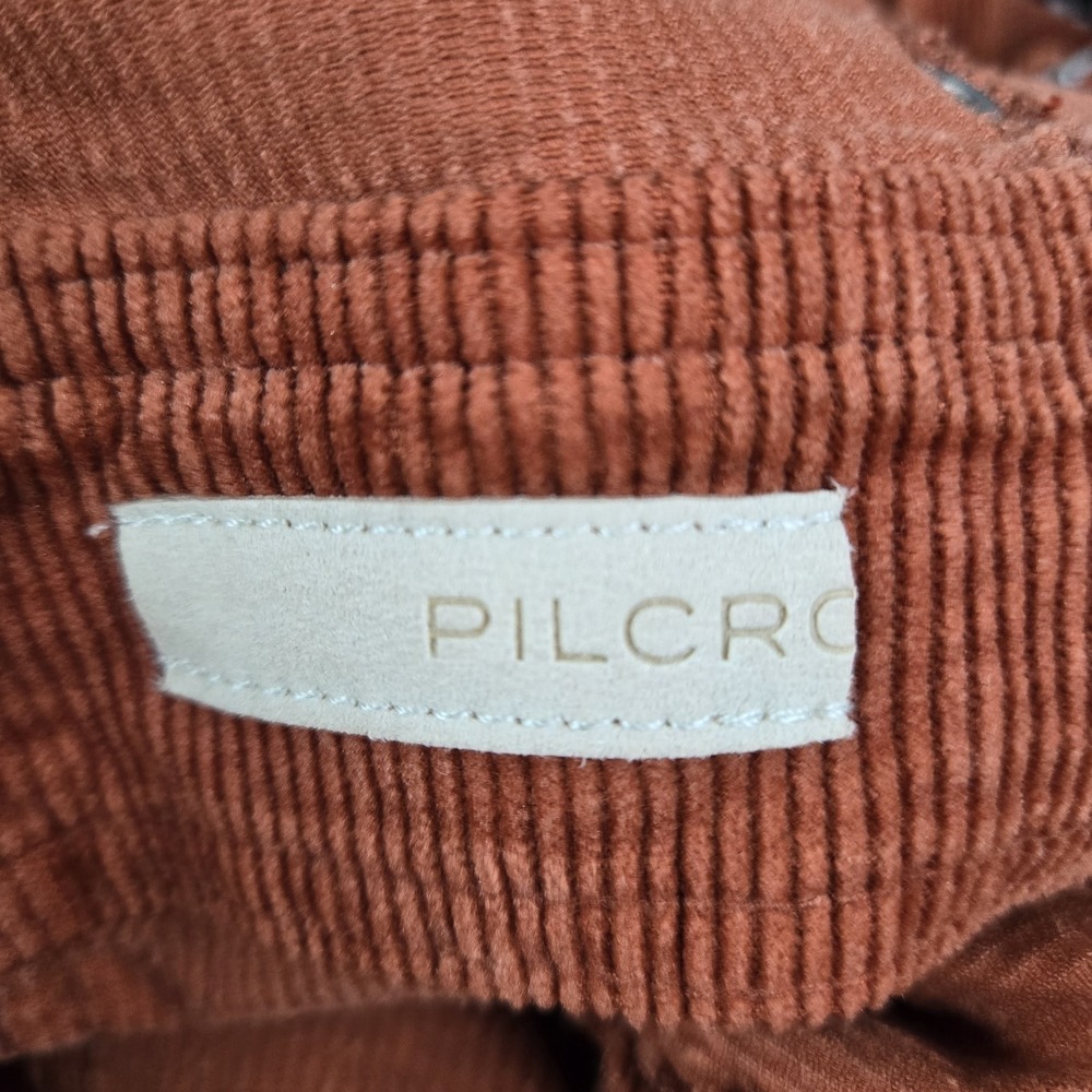 Pilcro Women Pants 26 Rust Overalls Corduroy The Wanderer Overall 28" Inseam - Picture 6 of 14
